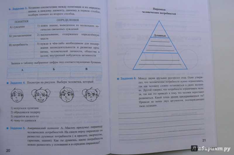 Ответы к § 4 потребности и способности человека. гдз к учебнику обществознание 6 класс боголюбов - страница 5