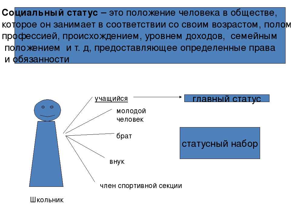 Социальные статусы и роли