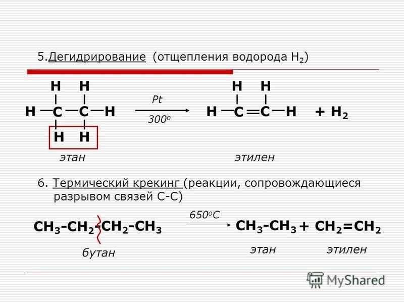 Каким способом можно отличить этилен от этана