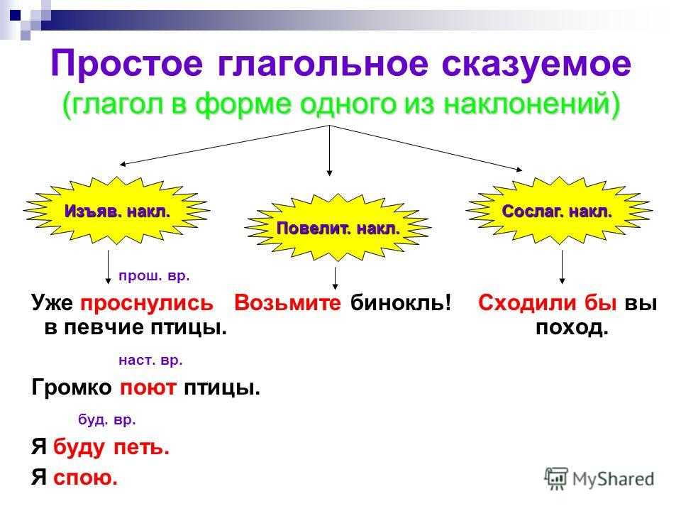 § 19. простое глагольное сказуемое / русский язык 8 класс