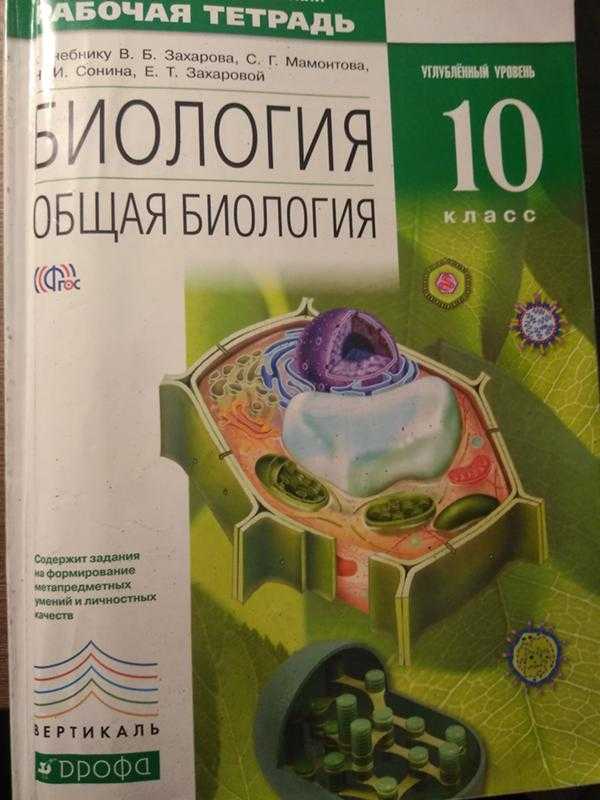 Гдз по биологии 10 класс учебник пасечник, каменский, рубцов