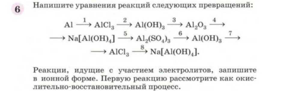 Тема 3. амфотерные оксиды и гидроксиды. | 9 класс