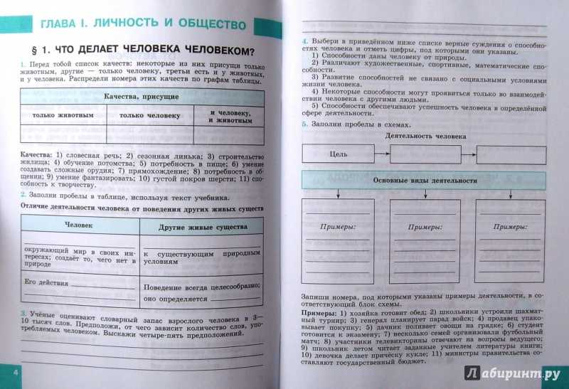 ГДЗ рабочая тетрадь по обществознанию 7 класс Котова параграф 3 Экономика и ее основные участники Номер 6 Используя текст учебника заполните пропуски в схеме