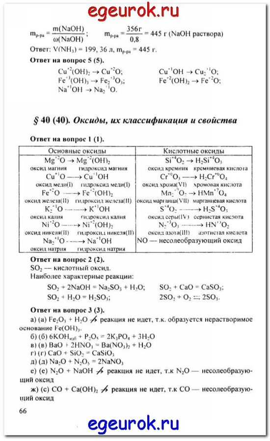 Гдз рф - готовые ответы по химии для 9 класса  о.с. габриелян   дрофа