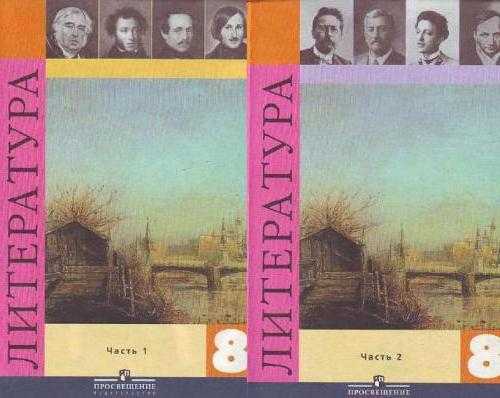 Гдз по литературе учебник 8 класс