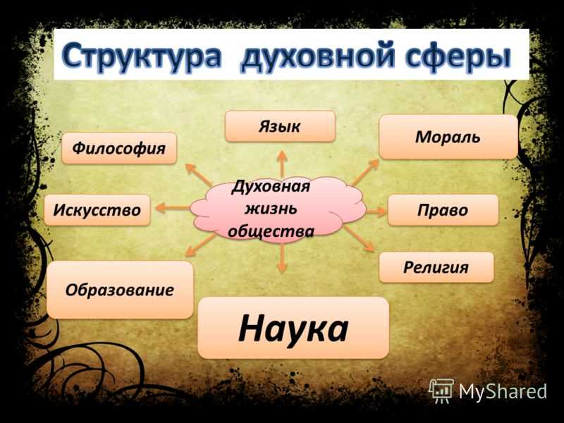ГДЗ Обществознание 8 класс Боголюбов 5 Проверим себя Номер 2 Что представляет собой духовная сфера жизни общества Какова её структура